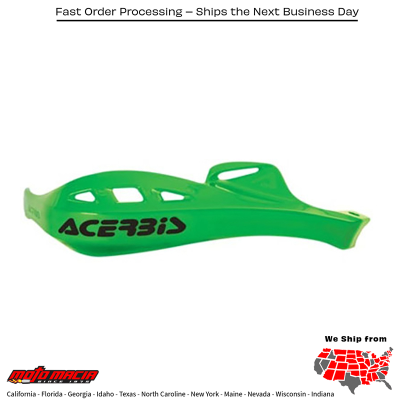 RALLY PROFILE HANDGUARDS (GREEN)