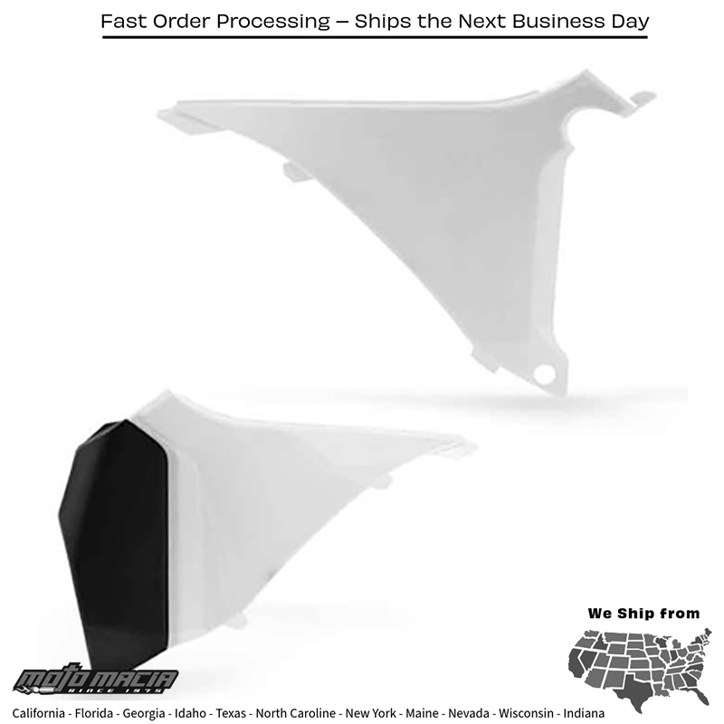ACERBIS AIRBOX COVER WHITE KTM 350 XC-F 2011-2012 150 XC 2011-2012 more