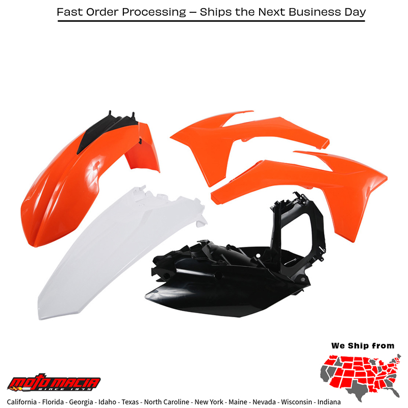 PLASTIC KIT ORANGE KTM 350 XC-F 2011-2012 KTM 150 XC 2011-2012 KTM 350 SX-F 2011-2012 KTM 250 SX 2011-2012 KTM 250 SX-F 2011-2012 KTM 250 XC 2011-2012 KTM 300 XC 2011-2012 KTM 450 SX-F 2011-2012 KTM 250 XC-F 2011-2012 KTM 125 SX 2011-2012 KTM 150 SX 2011-2