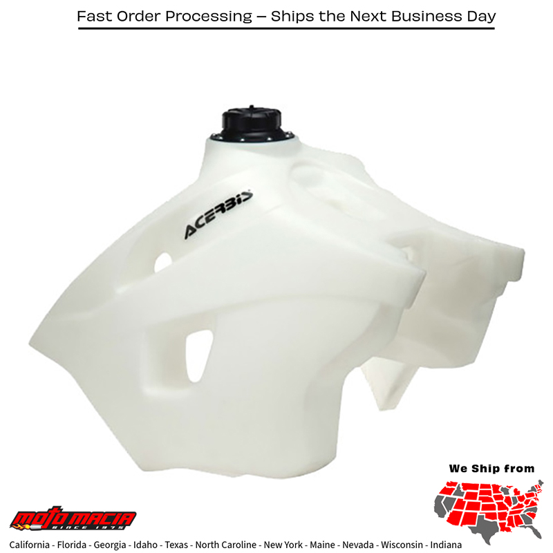 ACERBIS FUEL TANK 5.3 GAL NATURAL KTM 350 EXC-F 2012-2016 500 XCF-W 201 more