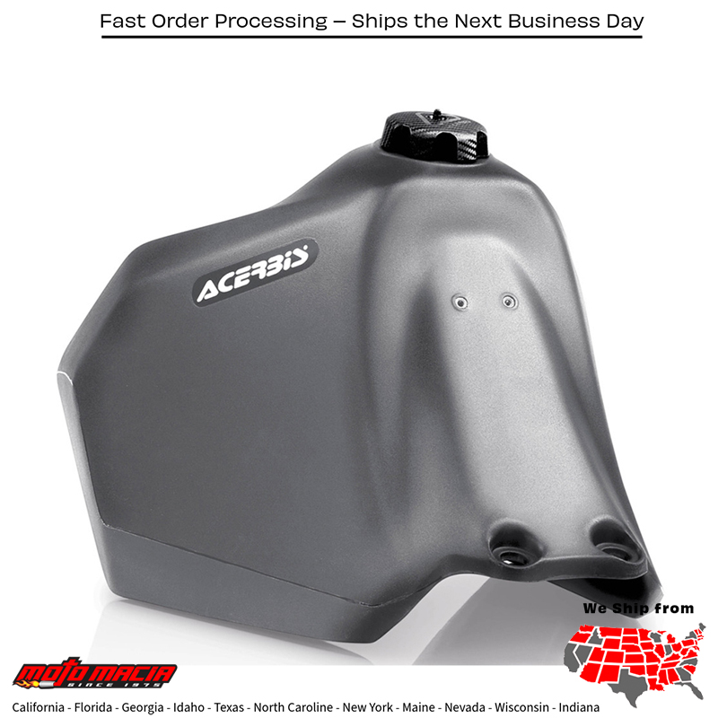 ACERBIS FUEL TANK 5.3 GAL GREY Suzuki DR650SE 1996-2022 DR650S 2015- more