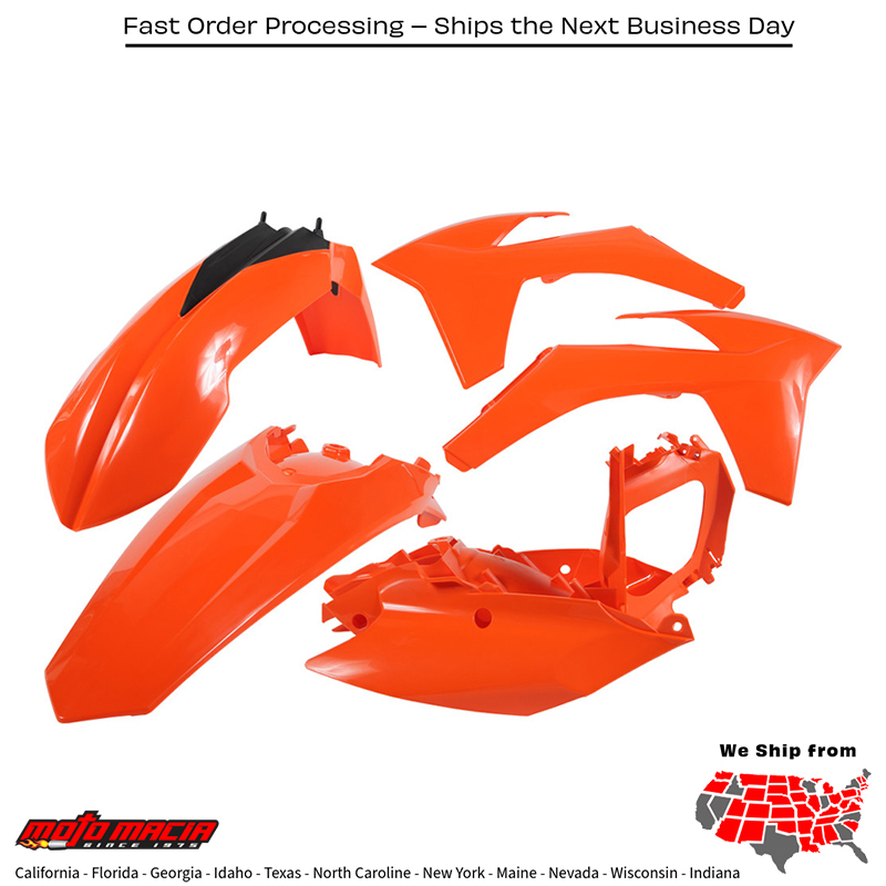 PLASTIC KIT (ORANGE) KTM 350 EXC-F 500 EXC-F 2012-2013