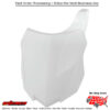 FRONT NUMBER PLATE WHITE Kawasaki KX250F 2013-2016 Kawasaki KX450F 2013-2015