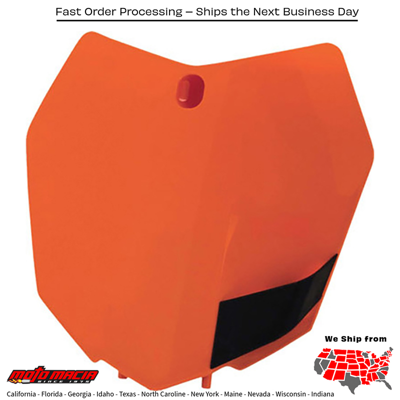 ACERBIS FRONT NUMBER PLATE ORANGE KTM 350 XCF-W 2013-2014 350 XC-F 2013 more