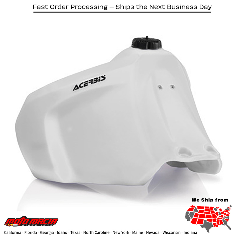 ACERBIS FUEL TANK 6.6 GAL WHITE Suzuki DR650SE 1996-2022 DR650S 2015 more