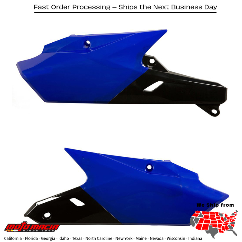 ACERBIS SIDE PANELS BLUE/BLACK Yamaha YZ250FX 2015-2019 YZ450FX 2016 more