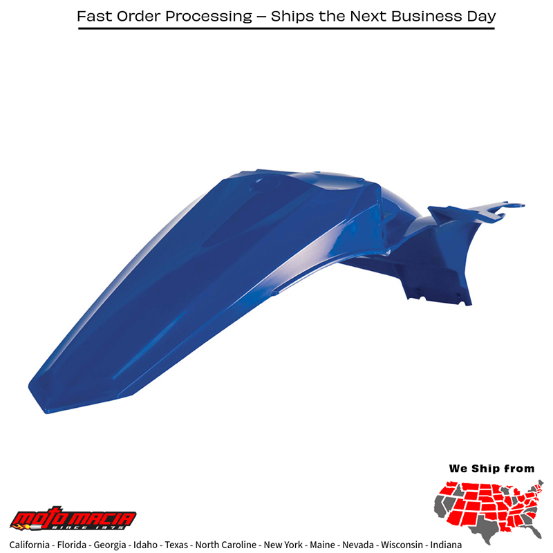 ACERBIS REAR FENDER BLUE Yamaha YZ250F 2014-2018 Yamaha YZ450F 2014-2017