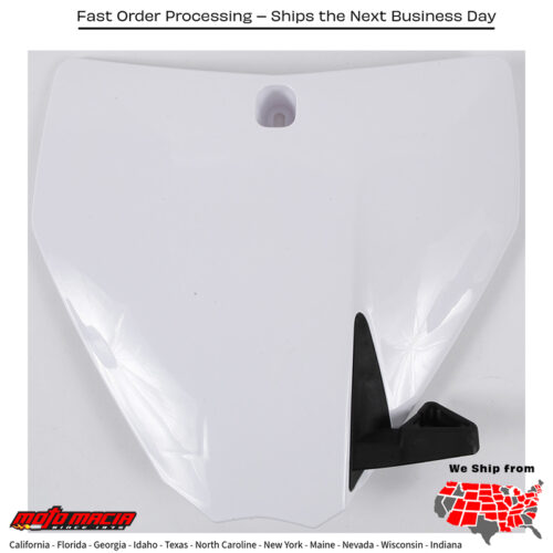 FRONT NUMBER PLATE WHITE Husqvarna TC 125 2014-2015 Husqvarna FC 250 2014-2015 Husqvarna FC 350 2014-2015 Husqvarna FC 450 2014-2015 Husqvarna TC 250 2014-2016
