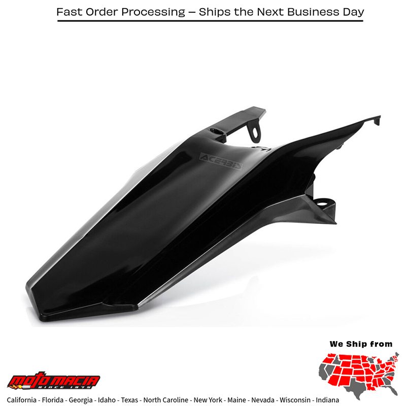 ACERBIS RIGHT FENDER BLACK Husqvarna TC 125 2014-2015 FC 250 2014 more