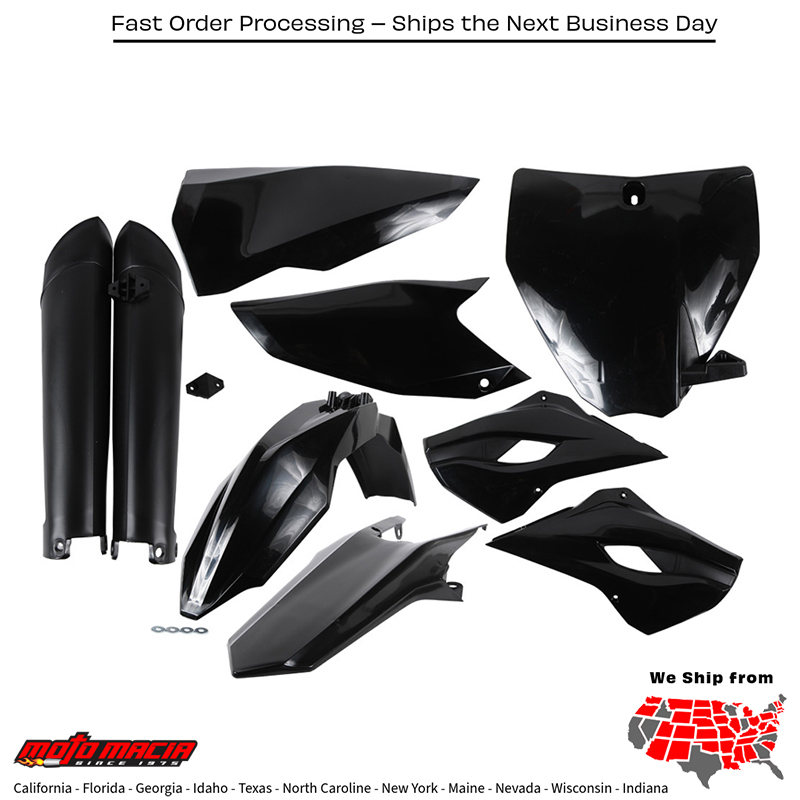 PLASTIC KIT BLACK Husqvarna TC 125 2014-2014 Husqvarna FC 250 2014-2014 Husqvarna FC 350 2014-2014 Husqvarna FC 450 2014-2014 Husqvarna TC 250 2014-2014