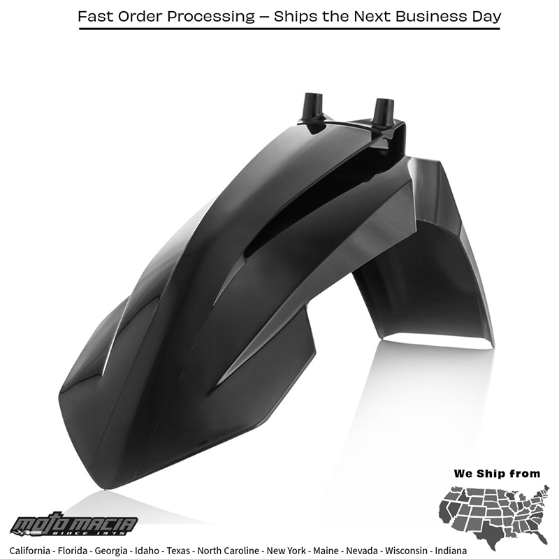 ACERBIS FRONT FENDER BLACK KTM 65 SX 2016-2024