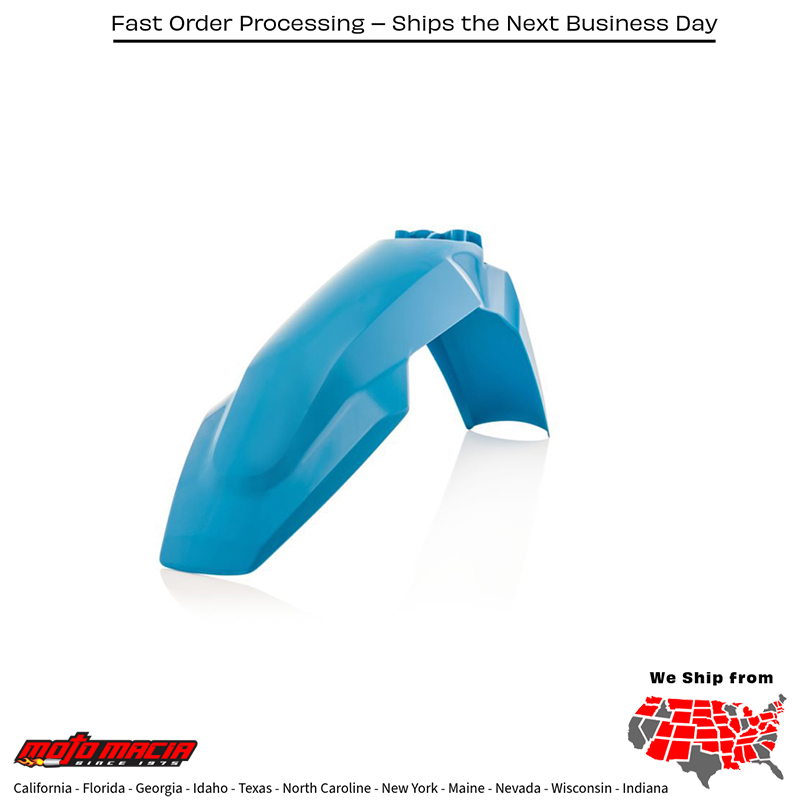 ACERBIS FRONT FENDER LIGHT BLUE Husqvarna TC 125 2016-2022 FC 250 more