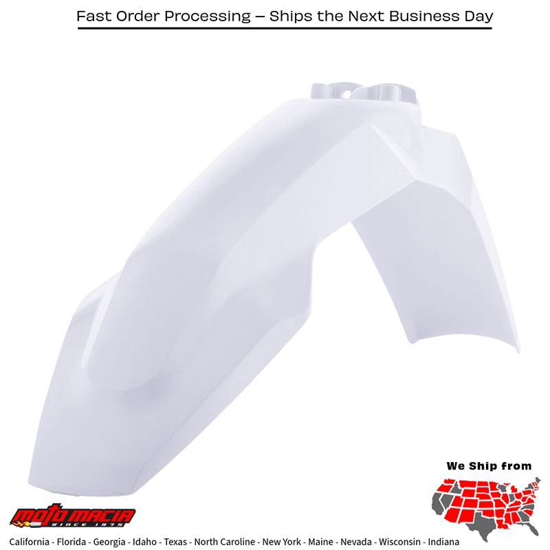 ACERBIS FRONT FENDER WHITE Husqvarna FC 250 2016-2022 FC 350 2016 more