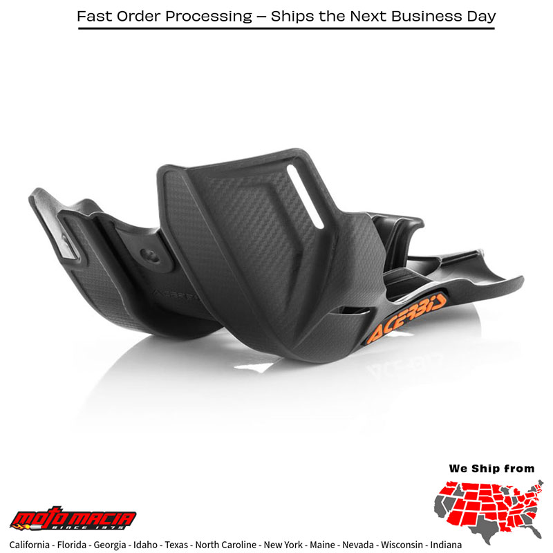 ACERBIS SKID PLATE BLACK Husqvarna TC 125 2016-2022 KTM 125 SX 2016-2022 KT more