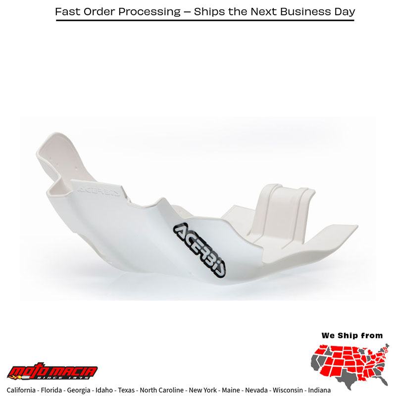 ACERBIS SKID PLATE WHITE Husqvarna TE 300 2017-2018 TE 250 2017-2 more