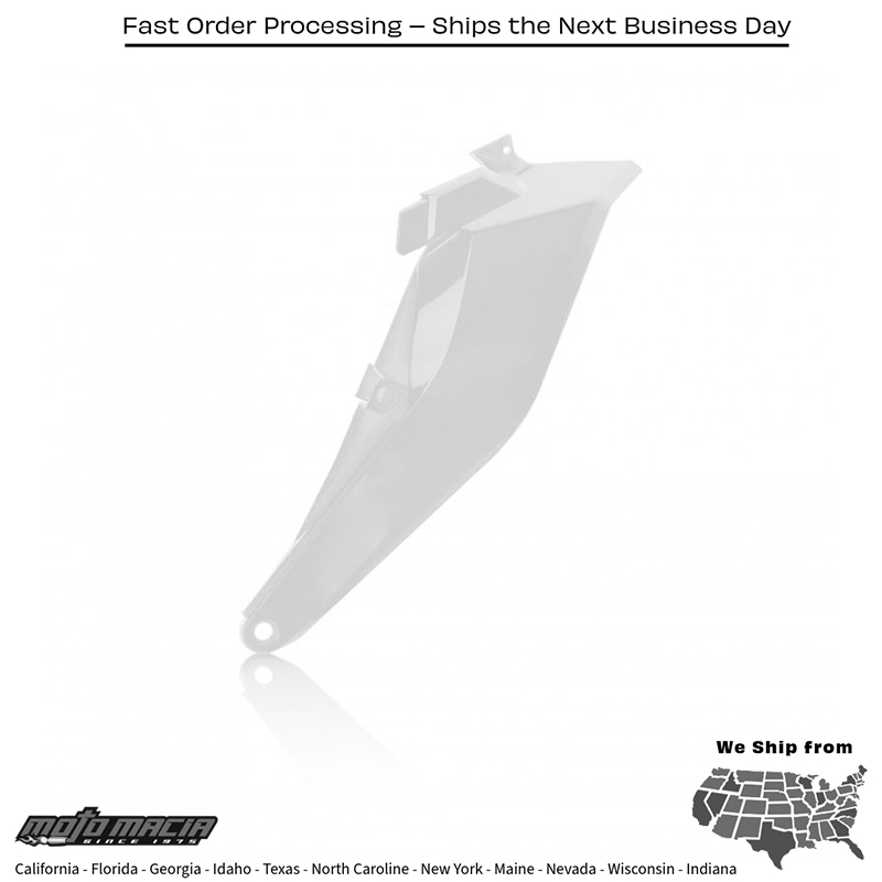 ACERBIS SIDE PANELS WHITE KTM 85 SX (17/14) 2018-2023 85 SX (19/16) 202 more - Image 2