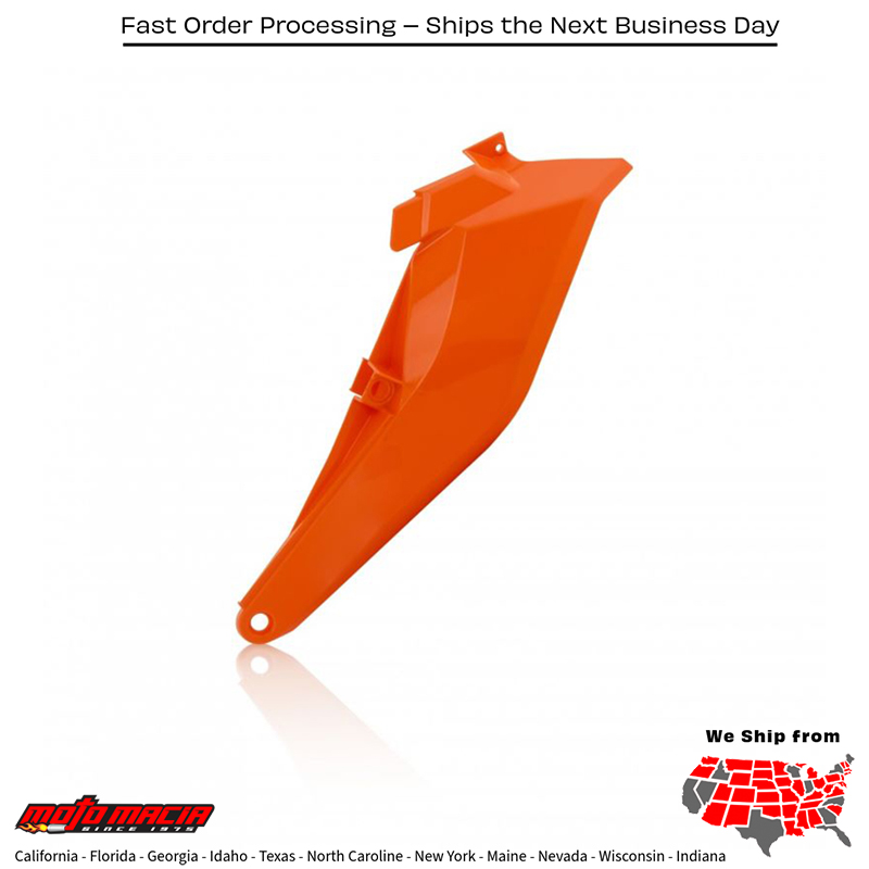 ACERBIS SIDE PANELS ORANGE KTM 85 SX (17/14) 2018-2023 85 SX (19/16) 20 more - Image 2