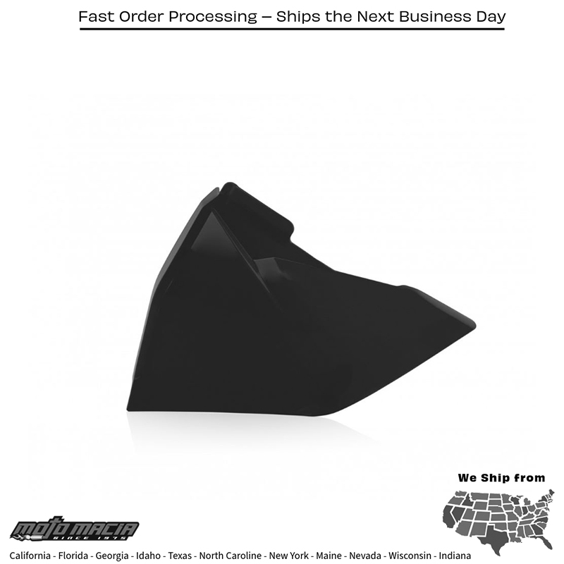 ACERBIS AIRBOX COVER BLACK KTM 85 SX (17/14) 2018-2024 85 SX (19/16) 20 more