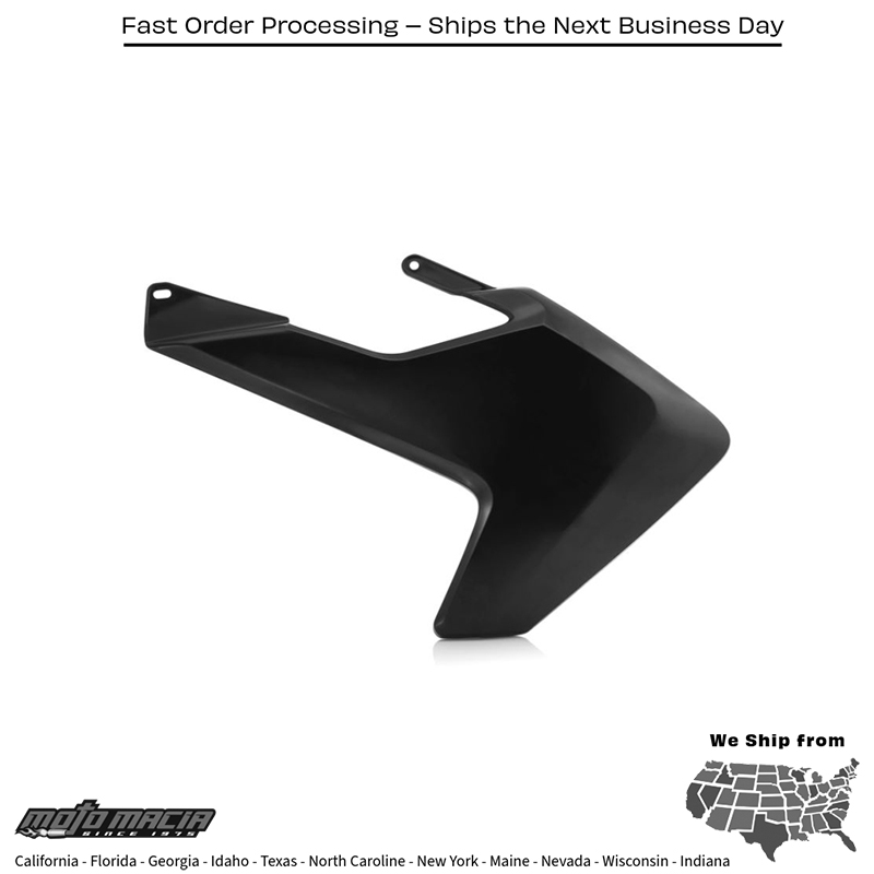 ACERBIS RADIATOR SHROUDS BLACK Husqvarna TC 85 (17/14) 2018-2024 more