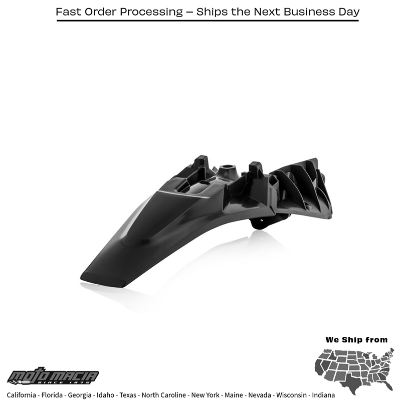ACERBIS REAR FENDER BLACK Husqvarna TC 85 (17/14) 2018-2024 more