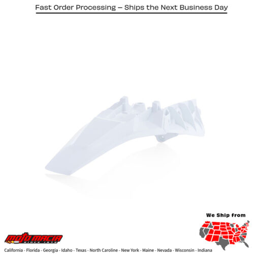 REAR FENDER WHITE Husqvarna TC 85 (17/14) 2018-2024 Husqvarna TC 85 (19/16) 2019-2021