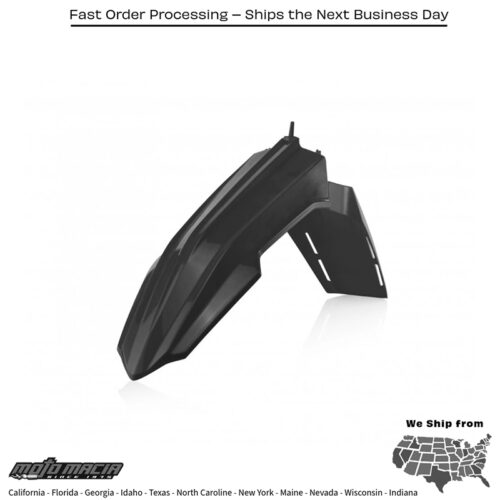 ACERBIS FRONT FENDER BLACK Suzuki RM-Z450 2018-2024 RM-Z250 2019-202 more