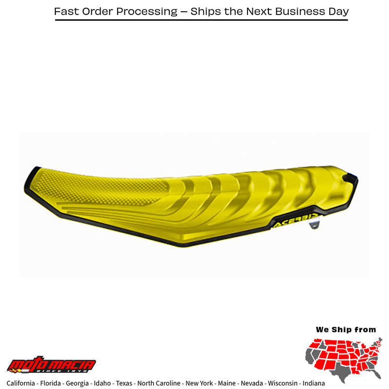 ACERBIS X-SEAT YELLOW/BLACK Suzuki RM-Z450 2018-2024 RM-Z250 2019-20 more