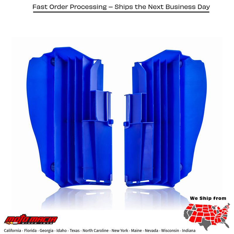 RADIATOR LOUVERS BLACK Yamaha YZ450F 2018-2022 Yamaha YZ250F 2019-2023 Yamaha YZ450FX 2019-2023 Yamaha YZ250FX 2020-2024