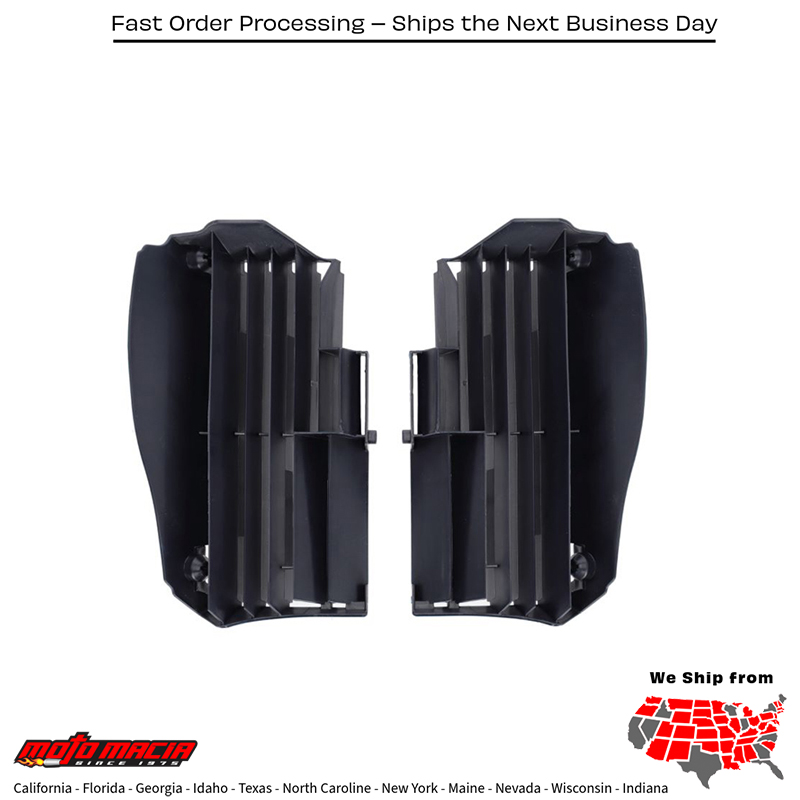 RADIATOR LOUVERS DARK BLUE Yamaha YZ450F YZ250F YZ450FX 2018-2023