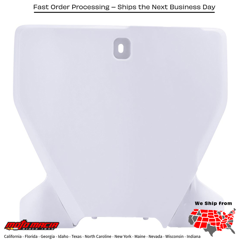 ACERBIS FRONT NUMBER PLATE WHITE Husqvarna TE 150 2019-2020 TE 25 more
