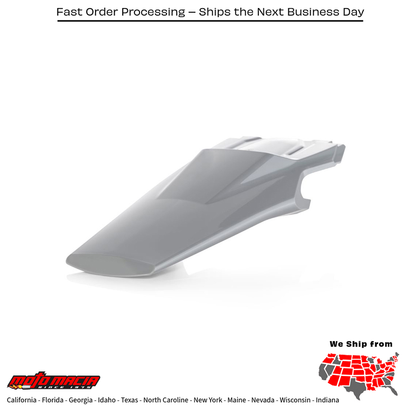 ACERBIS REAR FENDER GREY Husqvarna TX 300 2019-2019 FX 350 2019-2 more