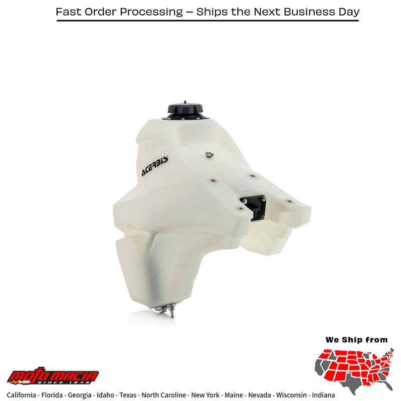 ACERBIS FUEL TANK 3.1GAL NATURAL KTM 350 EXC-F 2017-2019 350 XC-F 2016-