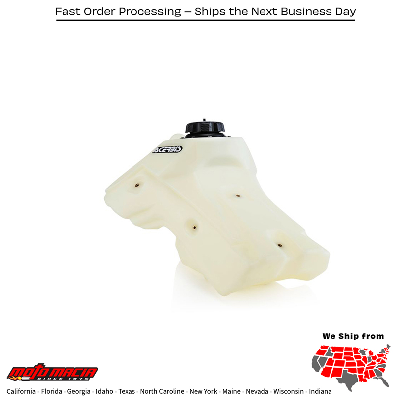 ACERBIS FUEL TANK NATURAL Kawasaki KX250F 2021-2024 Kawasaki KX450F 2019-20 more