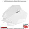 FRONT NUMBER PLATE BETA WHITE Beta 300 RX (2T) 2021-2024