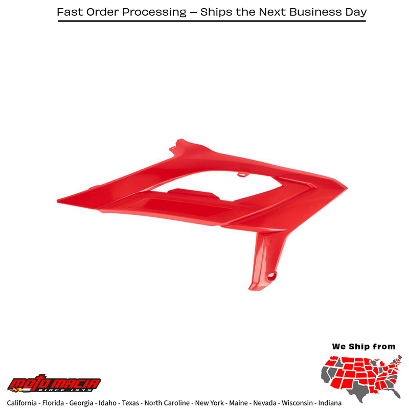 ACERBIS RADIATOR SHROUD BETA RED 125 RR (2T) 2023-2024 200 RR (2T more