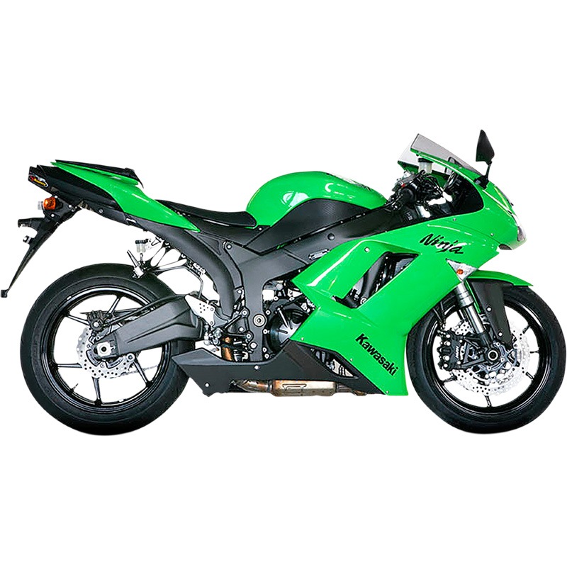 AKRAPOVIC MUFFLER ZX6R 07-08 Kawasaki Ninja ZX-6R 2007-2008... - Image 2