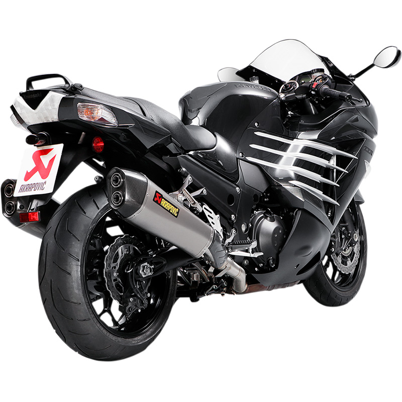 AKRAPOVIC MUFFLERS TI/CF ZX14R 2016 Kawasaki Ninja ZX-14R 2012-2020...