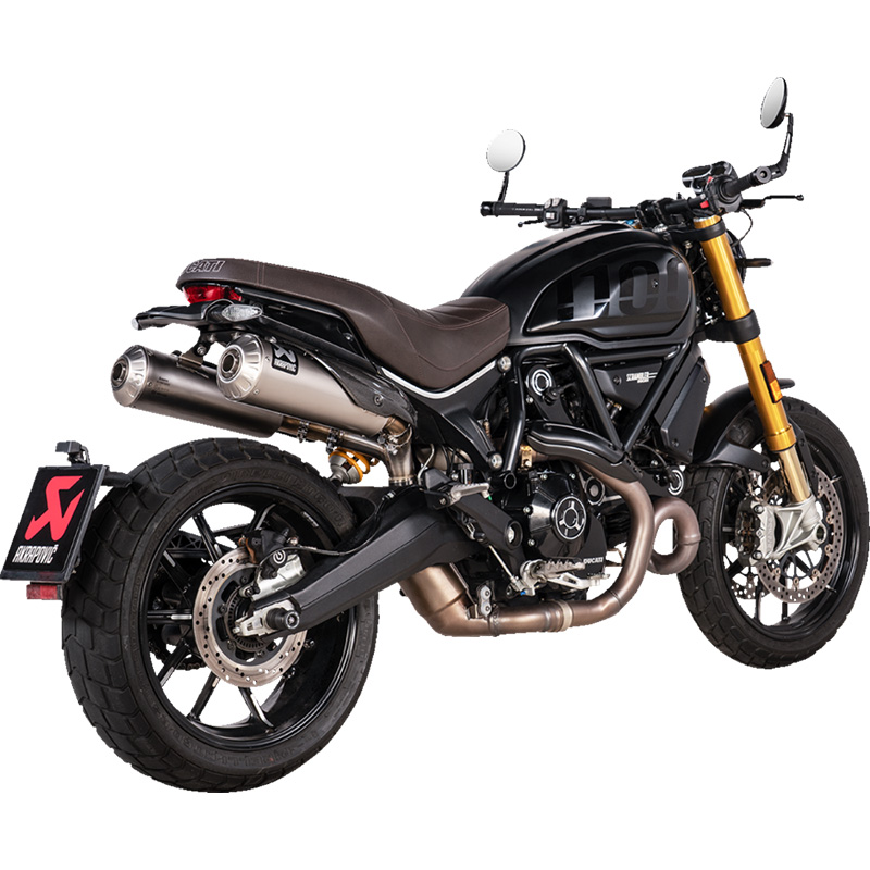 AKRAPOVIC MUFFLERS DUC SCRAMBLER 21 Ducati Scrambler 1100 2021...
