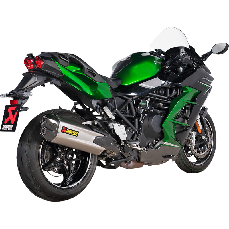 AKRAPOVIC MUFFLER TI ECE H2 SX 21 Kawasaki Ninja H2 SX 2021-2025...