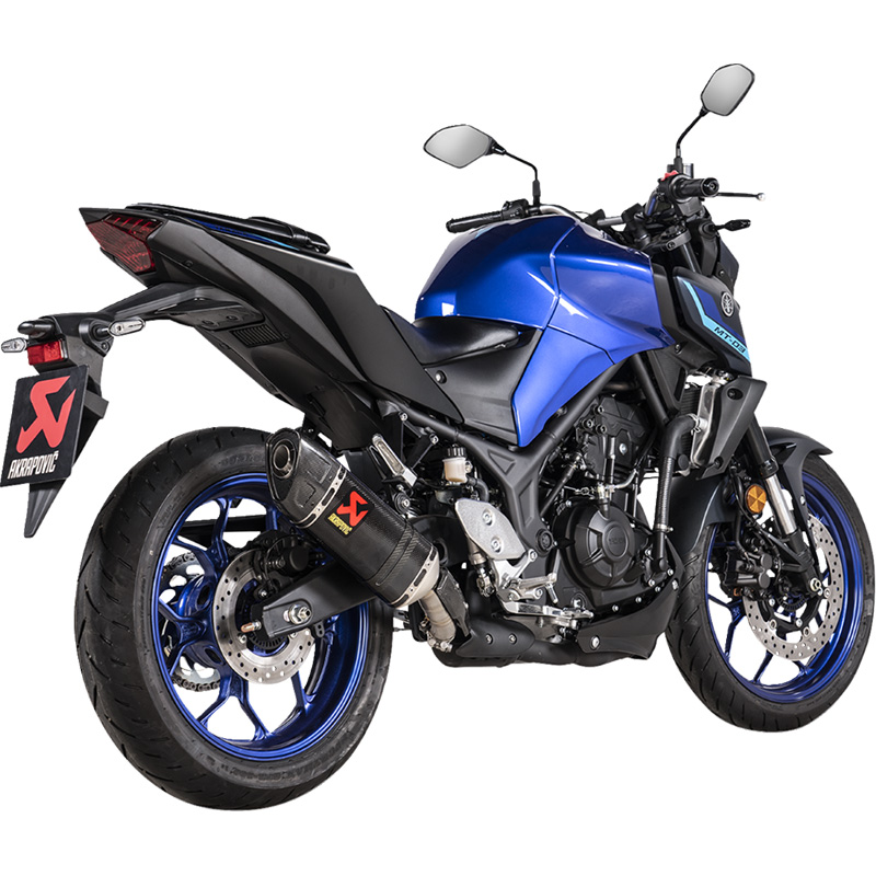 AKRAPOVIC MUFFLER CF ECE MT-03 R3 Yamaha MT-03 2022-2025 YZF-R3 2022-2025... - Image 3