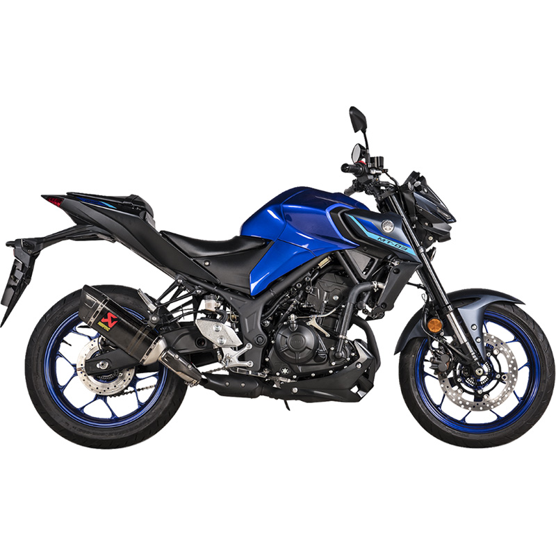 AKRAPOVIC MUFFLER CF ECE MT-03 R3 Yamaha MT-03 2022-2025 YZF-R3 2022-2025... - Image 5
