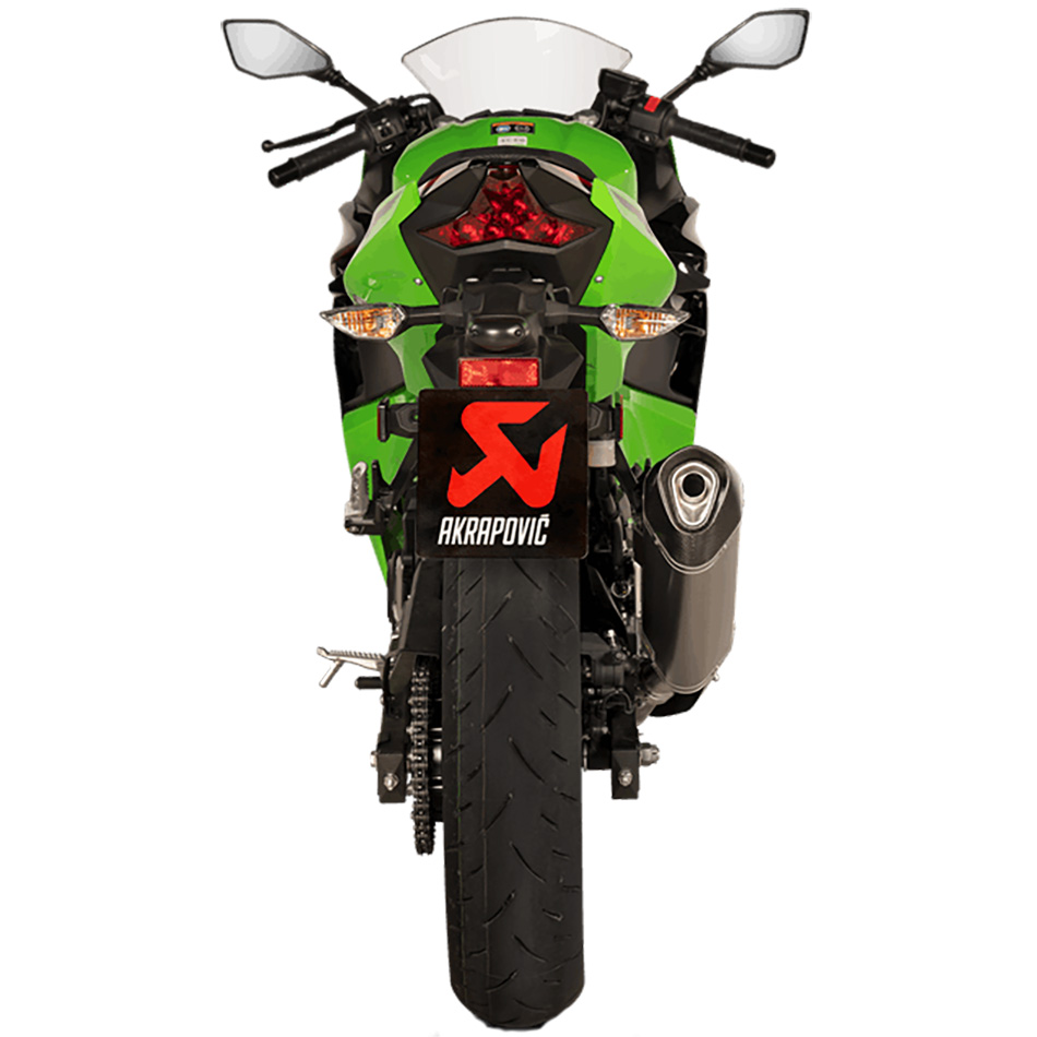 AKRAPOVIC MUFFLER TI ECE NINJA 400 Kawasaki 2018-2025 Z400... - Image 3
