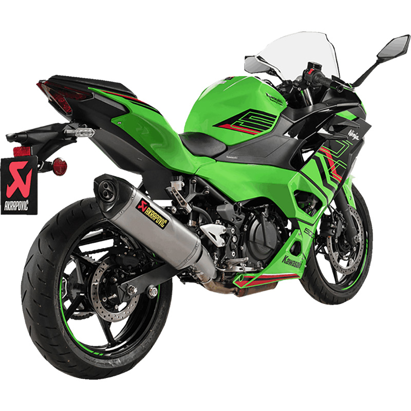 AKRAPOVIC MUFFLER TI ECE KAWASAKI NINJA 500 Z500... - Image 2