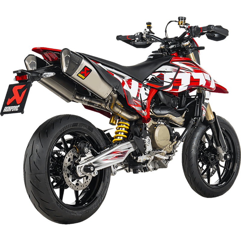 AKRAPOVIC MUFFLERS TI DUCATI HYPERMOTARD 698 MONO...
