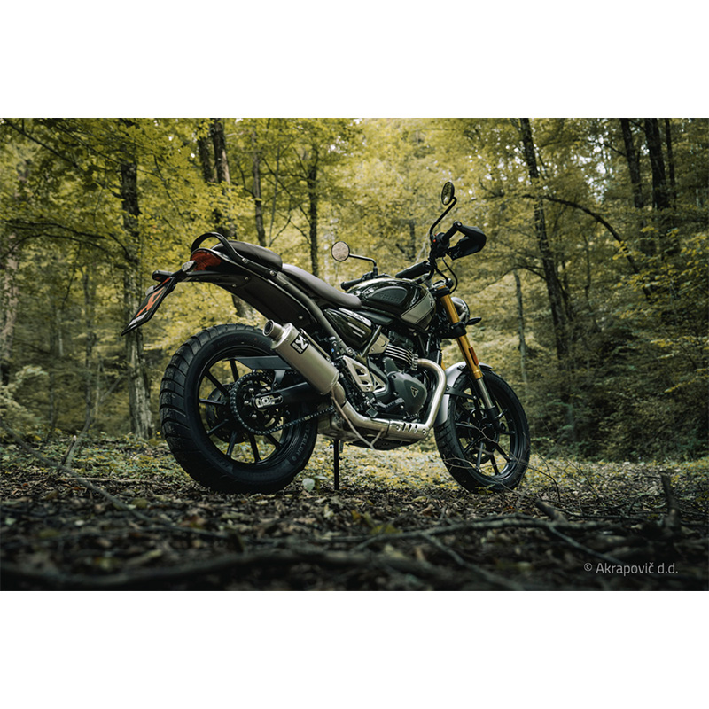 AKRAPOVIC MUFFLER TITANIUM TRIUMPH SPEED 400 Scrambler 400 X 2023... - Image 4