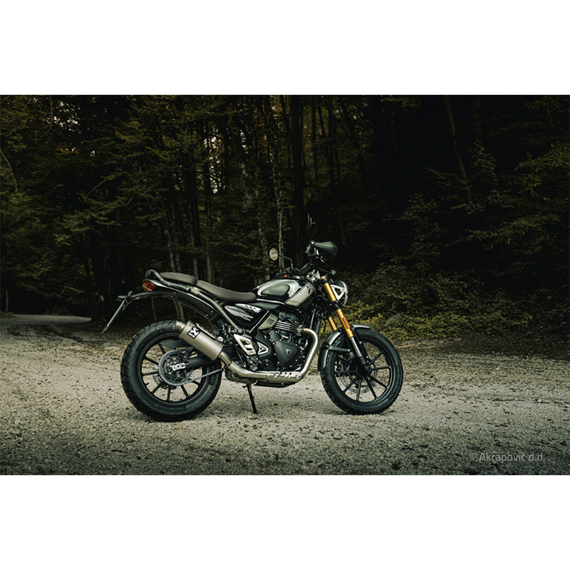 AKRAPOVIC MUFFLER TITANIUM TRIUMPH SPEED 400 Scrambler 400 X 2023... - Image 5