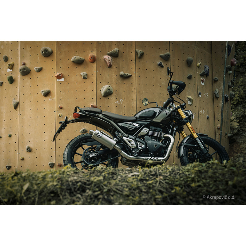 AKRAPOVIC MUFFLER TITANIUM TRIUMPH SPEED 400 Scrambler 400 X 2023... - Image 6