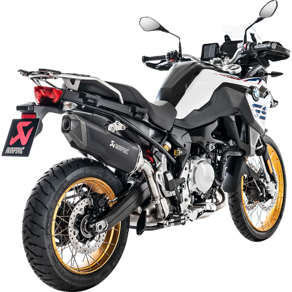 AKRAPOVIC MUFFLER TI BLACK BMW F850GS F 750 GS 2018-2023 F 800 GS/F...