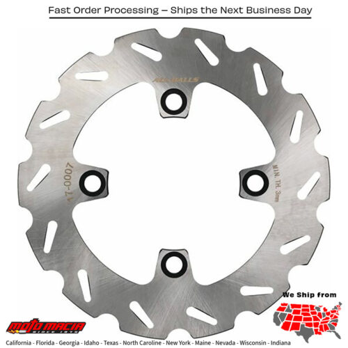 ALL BALLS Brake Rotor Kawasaki Kvf750 Brute Force 4x4i Eps [Irs] 2012-2026 K...