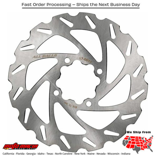 ALL BALLS Brake Rotor Yamaha Yfm450fa Kodiak 4wd [Irs] 2003-2004 Yfs200 Blaste